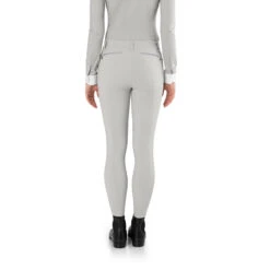 EGO 7 Women's Jumping EJ Knee Patch Breech -Equestrian Supplies Shop Ego7 Jumping.EJ Ice.Grey Back