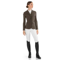 EGO 7 Women's Be Air Jacket 16 EGO 7 Women's Be Air Jacket -Equestrian Supplies Shop Ego7 Womens.Be .Air .Jacket Turtledove Front