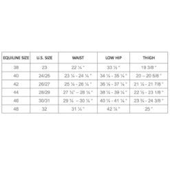 Equiline Women's CrendaK B-Move Knee Grip Breeches -Equestrian Supplies Shop Equiline Womens breech size chart 00 6c9f3280 863b 45bc 8596 e49b506b1a76