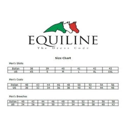 Equiline Evik Men's Competition Polo Long Sleeve Shirt -Equestrian Supplies Shop Equiline.Mens .Size .Charts 0805cf09 6dec 468e 8548 12591ecb2a26