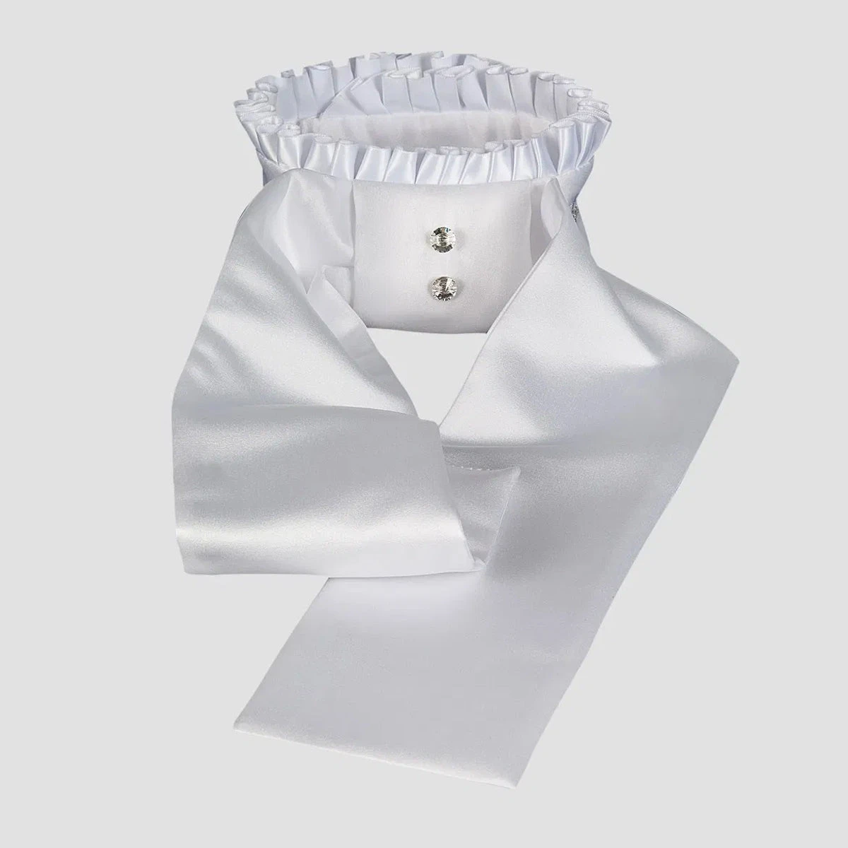 Equiline Adel Pleated Collar Stock Tie 4 Equiline Adel Pleated Collar Stock Tie - Image 2