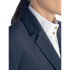 Equiline Eline Women's B-Move Light Show Coat 8 Equiline Eline Women's B-Move Light Show Coat -Equestrian Supplies Shop Equiline Eline.B.Move .Light .Show .Coat Blue Collar