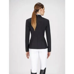 Equiline Women's GAIT Show Coat In X-Cool Evo -Equestrian Supplies Shop Equiline XCool black 90570.1587582462.1280.1280