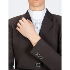 Equiline Women's GAIT Show Coat In X-Cool Evo -Equestrian Supplies Shop Equiline XCool brown 73254.1587582462.1280.1280