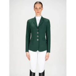 Equiline Women's GAIT Show Coat In X-Cool Evo -Equestrian Supplies Shop Equiline XCool green 24398.1587582463.1280.1280