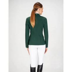 Equiline Women's GAIT Show Coat In X-Cool Evo -Equestrian Supplies Shop Equiline XCool green 12803.1587582463.1280.1280