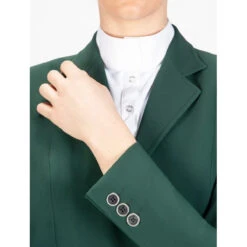 Equiline Women's GAIT Show Coat In X-Cool Evo -Equestrian Supplies Shop Equiline XCool green 44677.1587582463.1280.1280