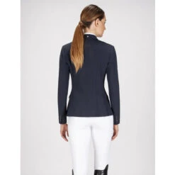 Equiline Women's GAIT Show Coat In X-Cool Evo -Equestrian Supplies Shop Equiline XCool navy 56271.1587582464.1280.1280