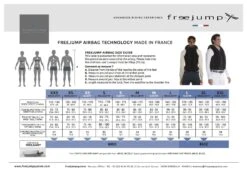 Freejump Airbag Vest -Equestrian Supplies Shop Freejumpsizechart
