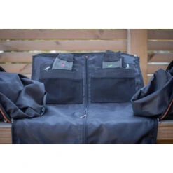 Penelope Travel Show Bag -Equestrian Supplies Shop French.EQ Penelope Show.Bag Grey Inside.2