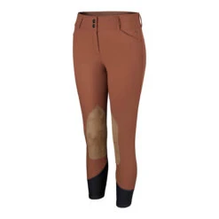 RJ Classics Gulf Ladies' Natural Rise Front Zip Breech -Equestrian Supplies Shop Gulf B7902G Rust
