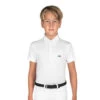 Equiline JeremyK Boy's Competition Short Sleeved Polo -Equestrian Supplies Shop H03016 EQline JeremyK