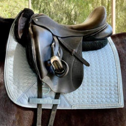 Halter Ego European Cotton Saddle Pad 12 Halter Ego European Cotton Saddle Pad -Equestrian Supplies Shop HEgo DRSGPAD Lt Blu HalterEgo European.Cotton.Dressage.Saddle.Pad Light.Blue