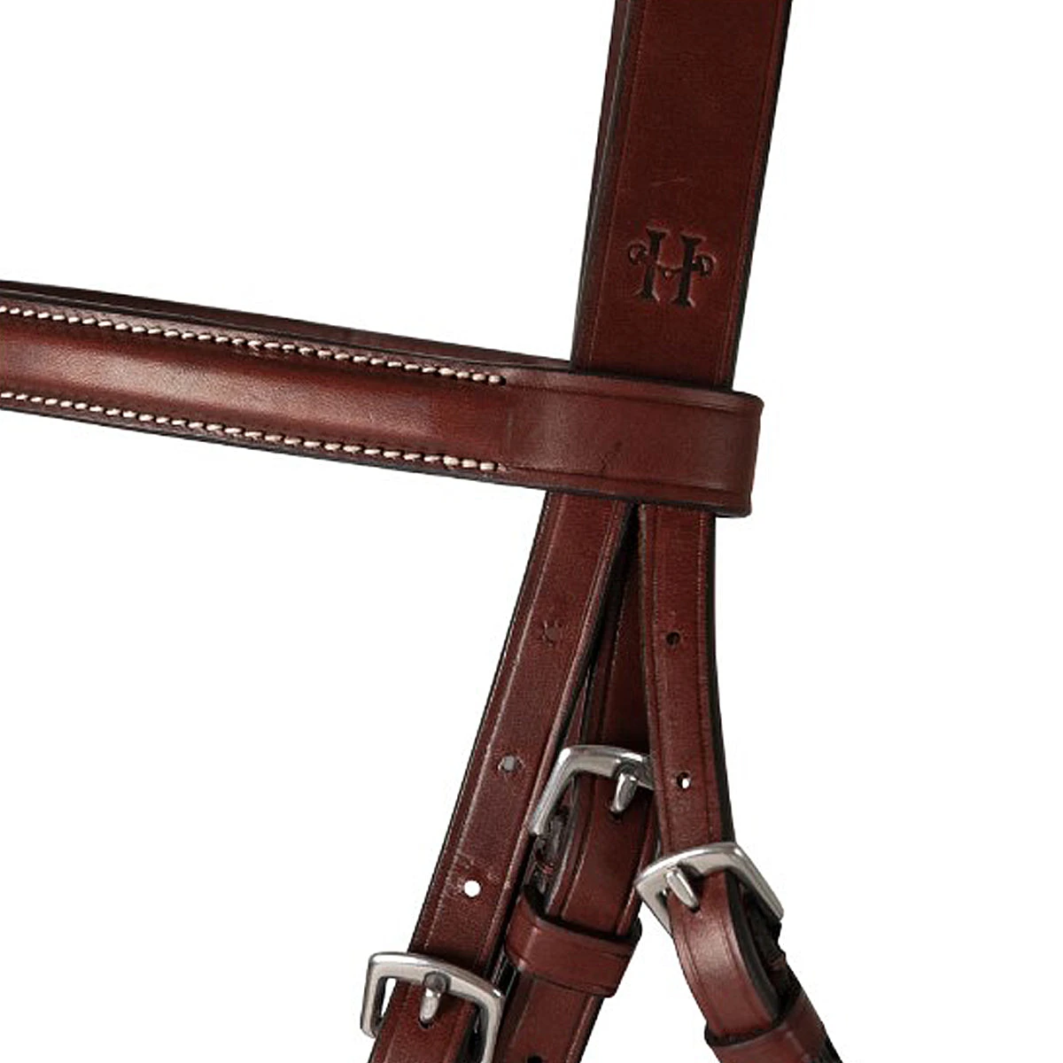 Huntley Equestrian Classic Fancy Stitched Hunter Bridle With Reins 5 Huntley Equestrian Classic Fancy Stitched Hunter Bridle With Reins - Image 3