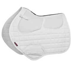 LeMieux ProSorb Close Contact Square Pad -Equestrian Supplies Shop IT01264 LeMieux.ProSorb.Close .Contact.Square White