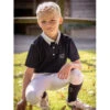 Jump'in Boy's Short Sleeve Gaston Competition Polo Shirt -Equestrian Supplies Shop Jump.In Boys.Gaston.Polo .Show .Shirt Navy