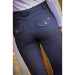 Jump'in Unisex Junior Sacha Breeches -Equestrian Supplies Shop Jump.In Unisex.Junior.Sacha .Breeches Navy Back