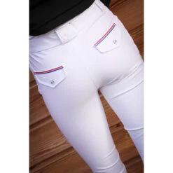 Jump'in Unisex Junior Sacha Breeches -Equestrian Supplies Shop Jump.In Unisex.Junior.Sacha .Breeches White Back