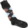 USG Karo Socks -Equestrian Supplies Shop KARO KL.USG Socks Blk.Brn .Lt .Bl Front