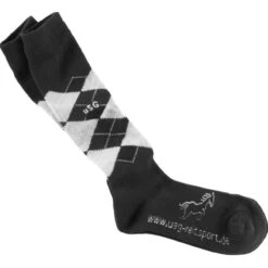 USG Karo Socks 22 USG Karo Socks -Equestrian Supplies Shop KARO KL.USG Socks Blk.Grey Front