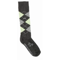 USG Karo Socks 23 USG Karo Socks -Equestrian Supplies Shop KARO KL.USG Socks Dk.Grey .Lt .Grey .Mint Front