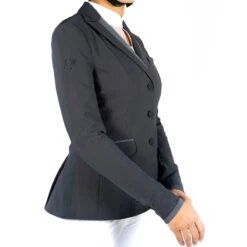 Samshield Women's Louisa Matt Competition Jacket -Equestrian Supplies Shop LOUISA MATT Anthracite Detailcopy