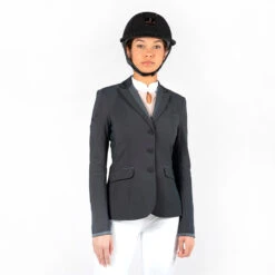 Samshield Women's Louisa Matt Competition Jacket -Equestrian Supplies Shop LOUISA MATT Anthracite Facecopy