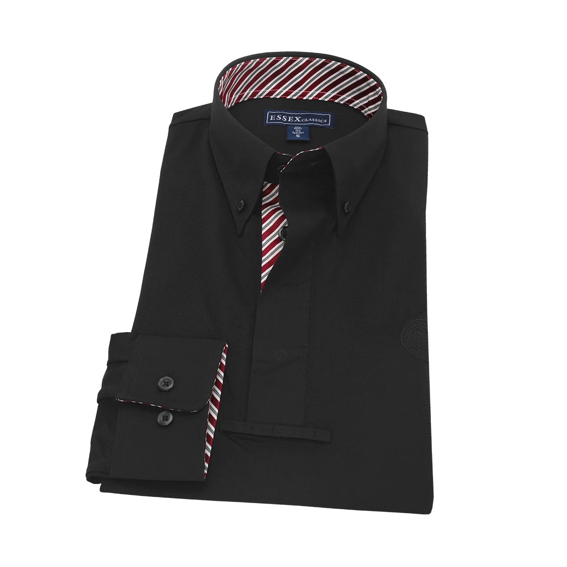 Essex Classics Men’s “Dusk” Black Show Shirt - Halo Stripe 3 Essex Classics Men’s “Dusk” Black Show Shirt - Halo Stripe