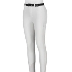 Equiline Girl's JinaK Knee Patch Breeches -Equestrian Supplies Shop N05021 EQline JinaK White