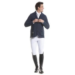 Oscar & Gabrielle Men's Jean Light Show Jacket 12 Oscar & Gabrielle Men's Jean Light Show Jacket -Equestrian Supplies Shop OG Jean blu5