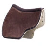 Penelope Combo Half Pad -Equestrian Supplies Shop P190 French.EQ Penelope Combo.Half .Pad Back.Havana.1