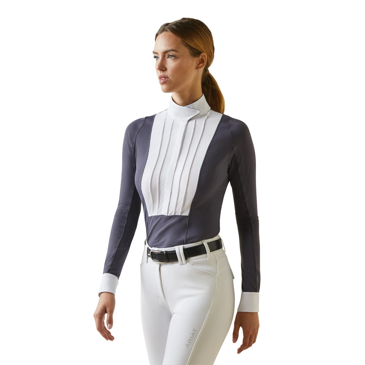 Ariat Womens Luxe Long Sleeve Show Shirt 9 Ariat Womens Luxe Long Sleeve Show Shirt - Image 7