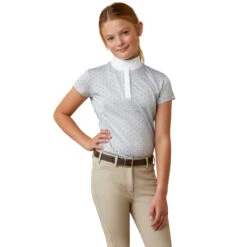 Ariat Girl's Aptos Show Shirt -Equestrian Supplies Shop S23 YTH ENGL 10043500 front