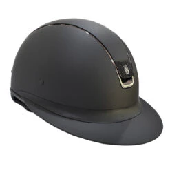Samshield Custom Miss Shield Matte Black Chrome Black Blazon Crystal Helmet