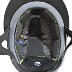 Samshield Custom Miss Shield Matte Black Chrome Black Blazon Crystal Helmet 34 Samshield Custom Miss Shield Matte Black Chrome Black Blazon Crystal Helmet -Equestrian Supplies Shop Samshield Custom Miss.Shield Blazon.Crystals Black 01