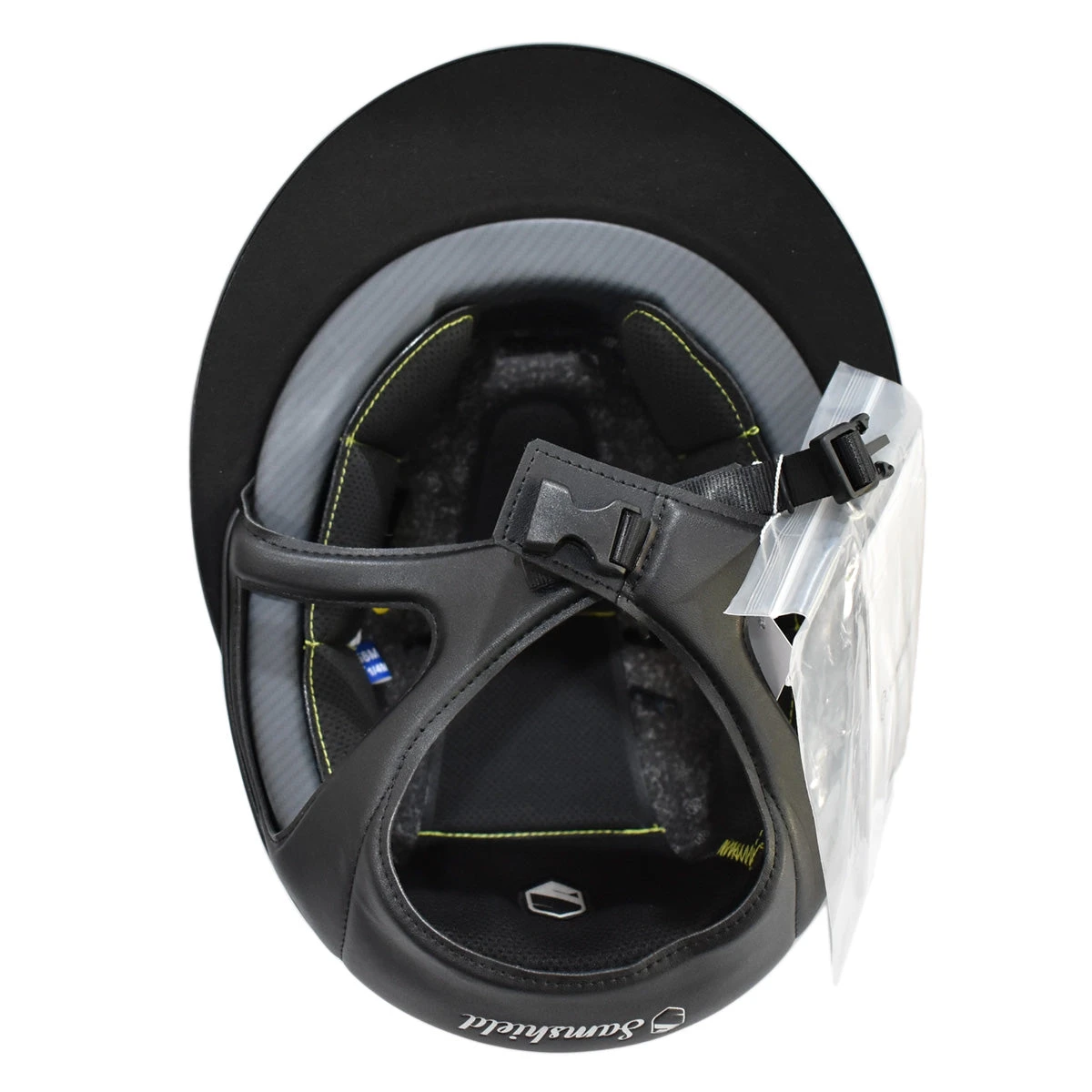 Samshield Custom Miss Shield Matte Black Chrome Black Blazon Crystal Helmet 14 Samshield Custom Miss Shield Matte Black Chrome Black Blazon Crystal Helmet - Image 12