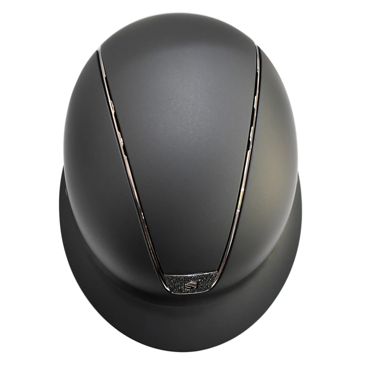 Samshield Custom Miss Shield Matte Black Chrome Black Blazon Crystal Helmet 11 Samshield Custom Miss Shield Matte Black Chrome Black Blazon Crystal Helmet - Image 9