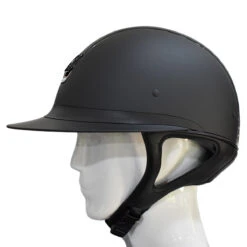 Samshield Custom Miss Shield Matte Black Chrome Black Blazon Crystal Helmet 36 Samshield Custom Miss Shield Matte Black Chrome Black Blazon Crystal Helmet -Equestrian Supplies Shop Samshield Custom Miss.Shield Blazon.Crystals Black Mannequin 03