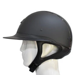 Samshield Custom Miss Shield Matte Black Chrome Black Blazon Crystal Helmet 35 Samshield Custom Miss Shield Matte Black Chrome Black Blazon Crystal Helmet -Equestrian Supplies Shop Samshield Custom Miss.Shield Blazon.Crystals Black Mannequin 05