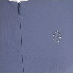 Samshield Women's Louison Long Sleeve Show Shirt -Equestrian Supplies Shop Samshield Louisen LS.Show .Shirt Tempest Front.Detail