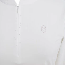 Samshield Women's Louison Long Sleeve Show Shirt -Equestrian Supplies Shop Samshield Louison.LS White Detail