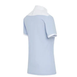 Samshield Women's Sixtine Show Shirt -Equestrian Supplies Shop Samshield Sixtine SS.Show .Shirt Powder.Blue Back