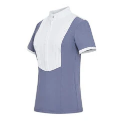 Samshield Women's Sixtine Show Shirt -Equestrian Supplies Shop Samshield Sixtine SS.Show .Shirt Tempest Front