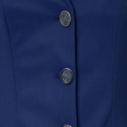 Samshield Womens Victorine Crystal Fabric Jacket 14 Samshield Womens Victorine Crystal Fabric Jacket -Equestrian Supplies Shop Samshield Victorine Crystal Midnight.Blue Front Detail