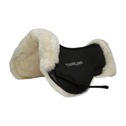 ThinLine Full Sheepskin Trifecta Half Pad -Equestrian Supplies Shop TL full.sheepskin.trifecta.half .pad nat 1