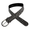 Tailored Sportsman Grey Leopard Belt