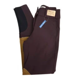 Tailored Sportsman Girls Sock Bottom Trophy Hunter Breeches -Equestrian Supplies Shop TS breeches girls 3920 Boysenberry sock.bottom