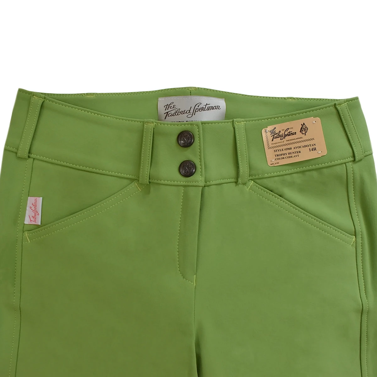 Tailored Sportsman Girls Front Zip Trophy Hunter Breeches 8 Tailored Sportsman Girls Front Zip Trophy Hunter Breeches - Image 6