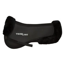 ThinLine Trifecta Half Pad With Sheepskin Rolls -Equestrian Supplies Shop ThinLine Trifecta black 60943.1587493857.1280.1280