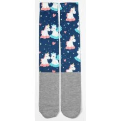 USG Happy Print Soft Socks 11 USG Happy Print Soft Socks -Equestrian Supplies Shop US3000 KL.USG Happy.Print .Socks Pegasus.Unicorn Front